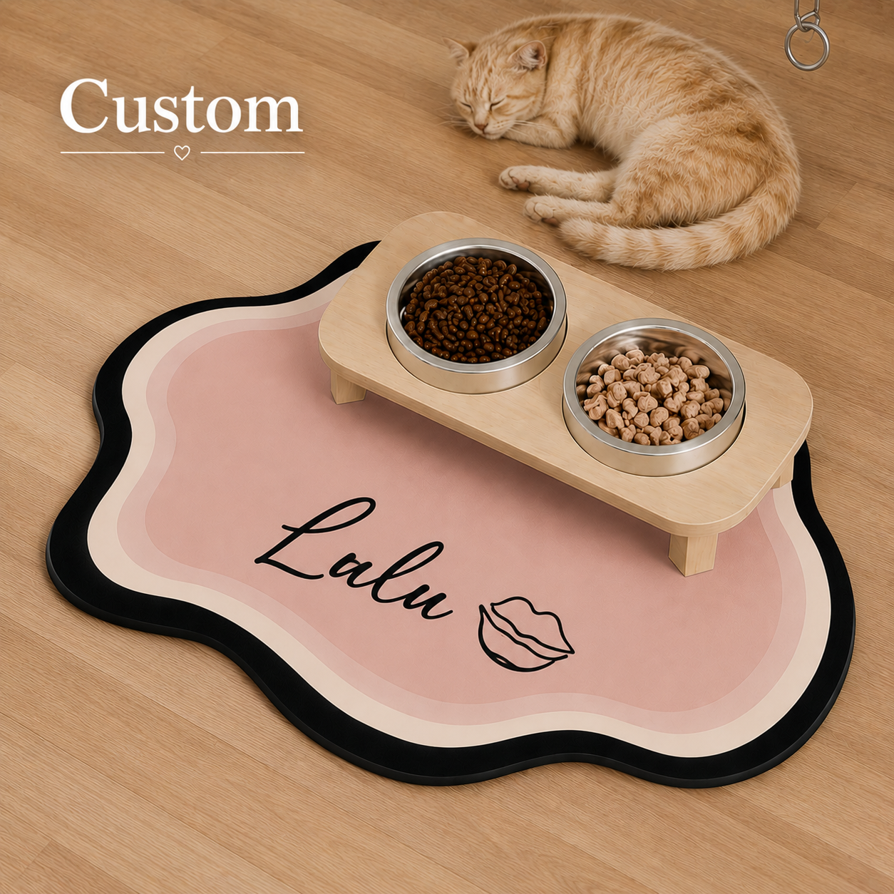 Signature Feeding Mat – Personalised Pet Dining Mat