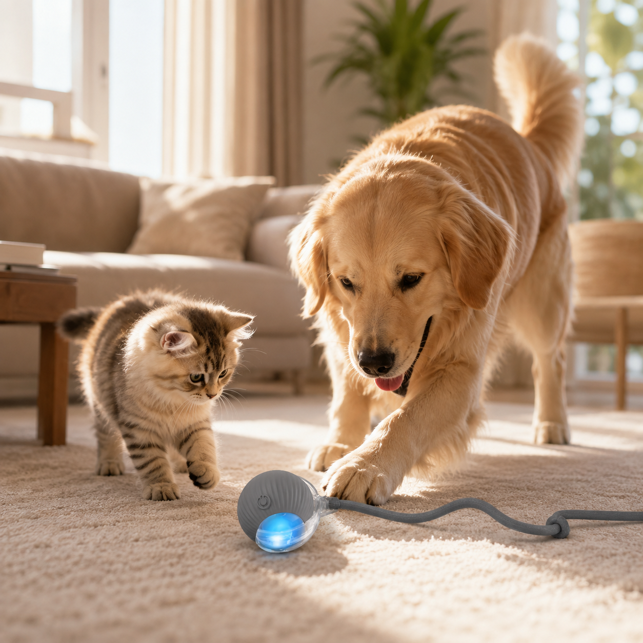 Zoomie Ball – Smart Interactive Pet Toy 🐾