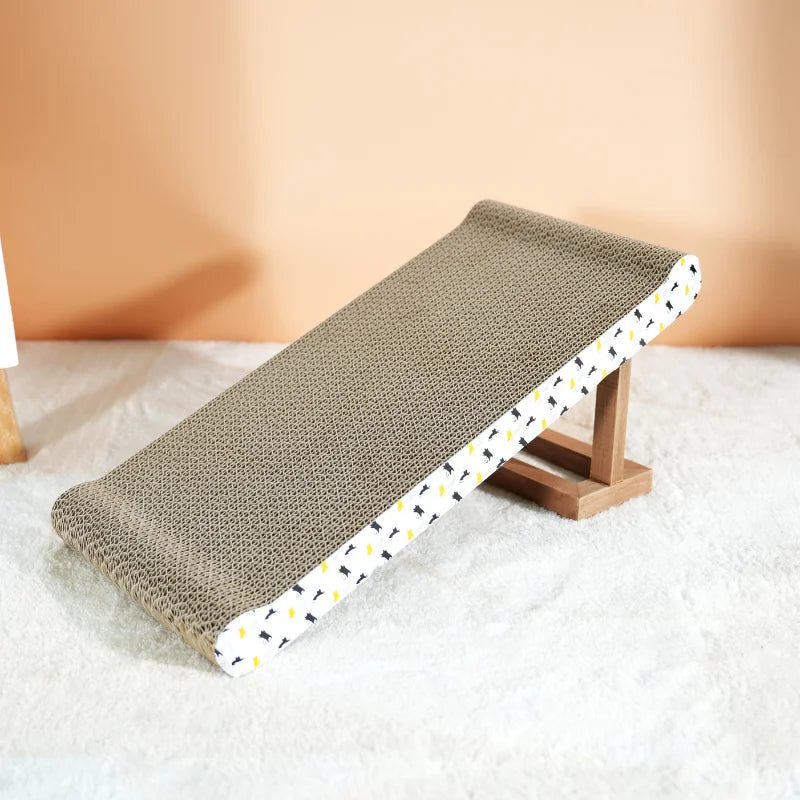 Pawvelle ClawSaver™ Corrugated Cat Scratcher Lounge
