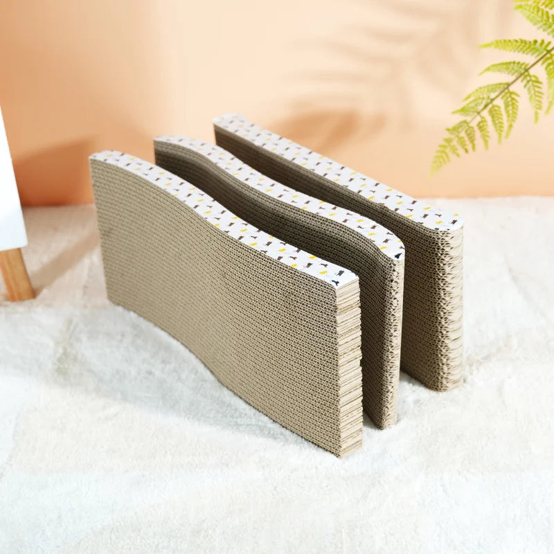 Pawvelle ClawSaver™ Corrugated Cat Scratcher Lounge