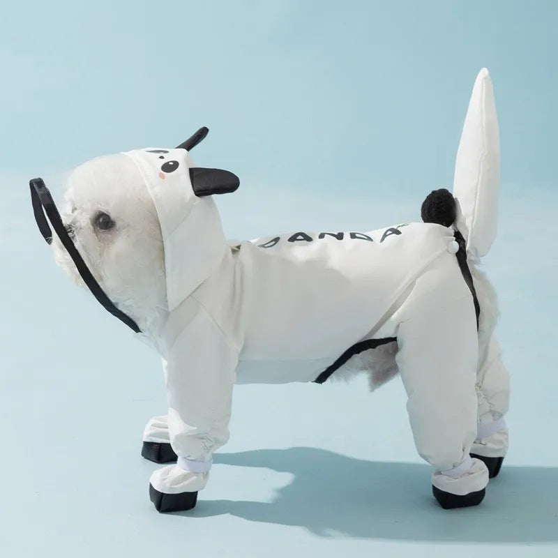 Pawvelle PuddleSuit™ Four-Leg Dog Raincoat