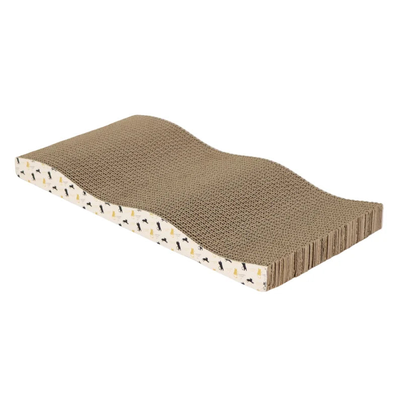 Pawvelle ClawSaver™ Corrugated Cat Scratcher Lounge