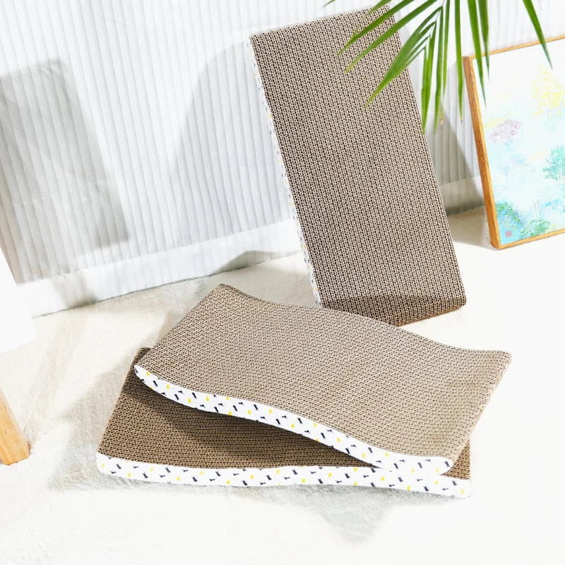 Pawvelle ClawSaver™ Corrugated Cat Scratcher Lounge