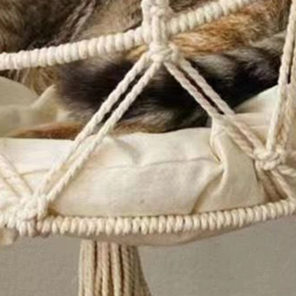 Boho Cloud Hanging Cat Hammock