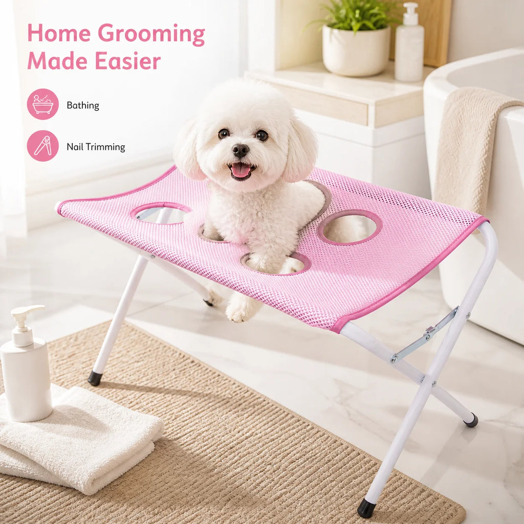 Pawvelle CalmGroom™ Bathing & Grooming Hammock Set