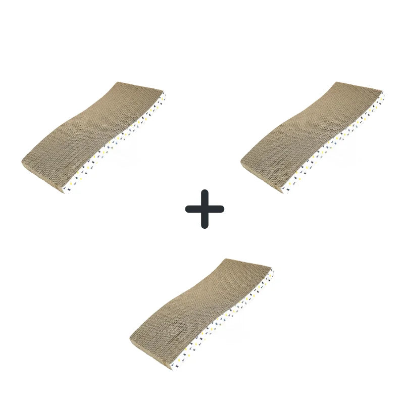 Pawvelle ClawSaver™ Corrugated Cat Scratcher Lounge