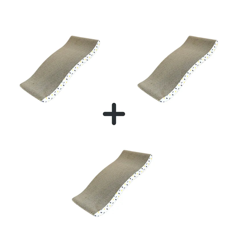 Pawvelle ClawSaver™ Corrugated Cat Scratcher Lounge