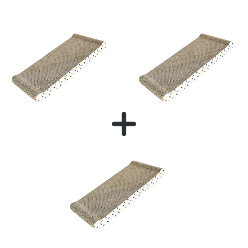 Pawvelle ClawSaver™ Corrugated Cat Scratcher Lounge