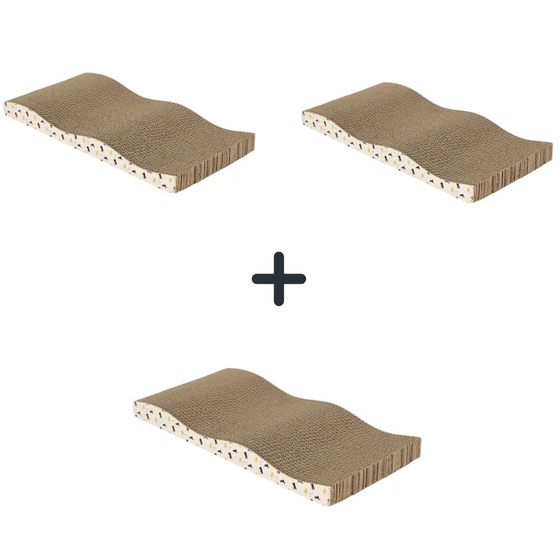 Pawvelle ClawSaver™ Corrugated Cat Scratcher Lounge